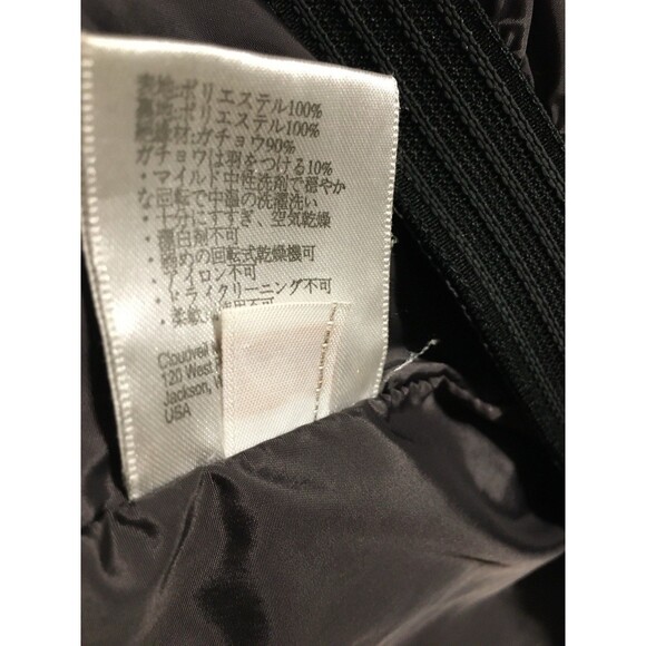 Cloudveil Goose Down Black Puffer Jacket Extra Warm Women’s Sz Large - Picture 14 of 16